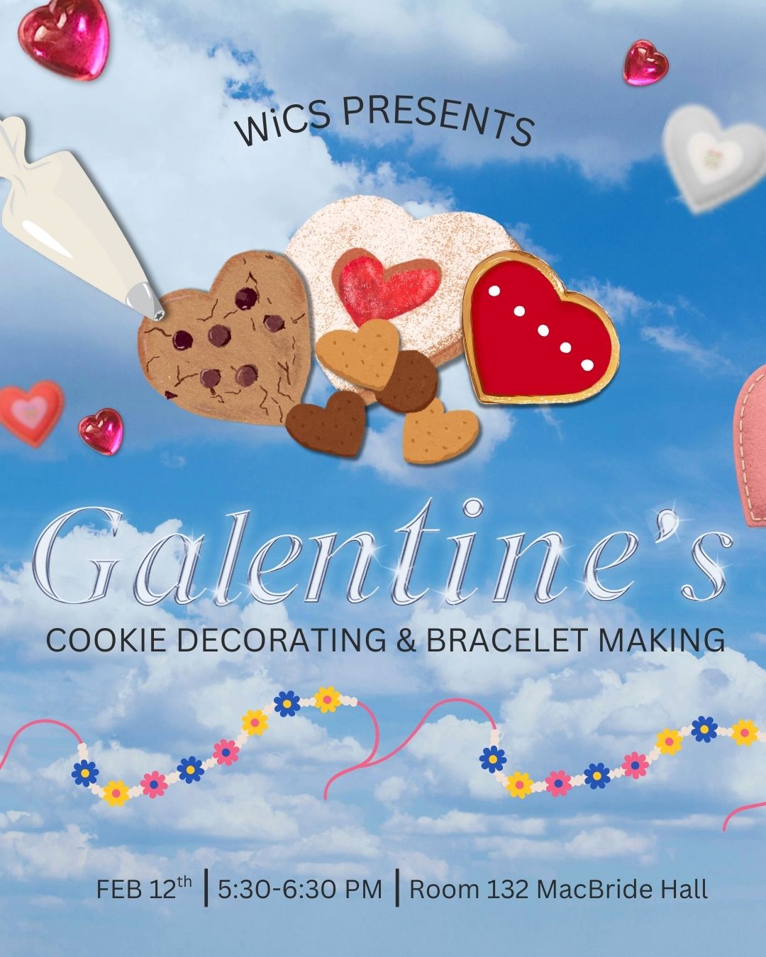 Galentines - February 12th - 5:30-6:30 @ 132 MH