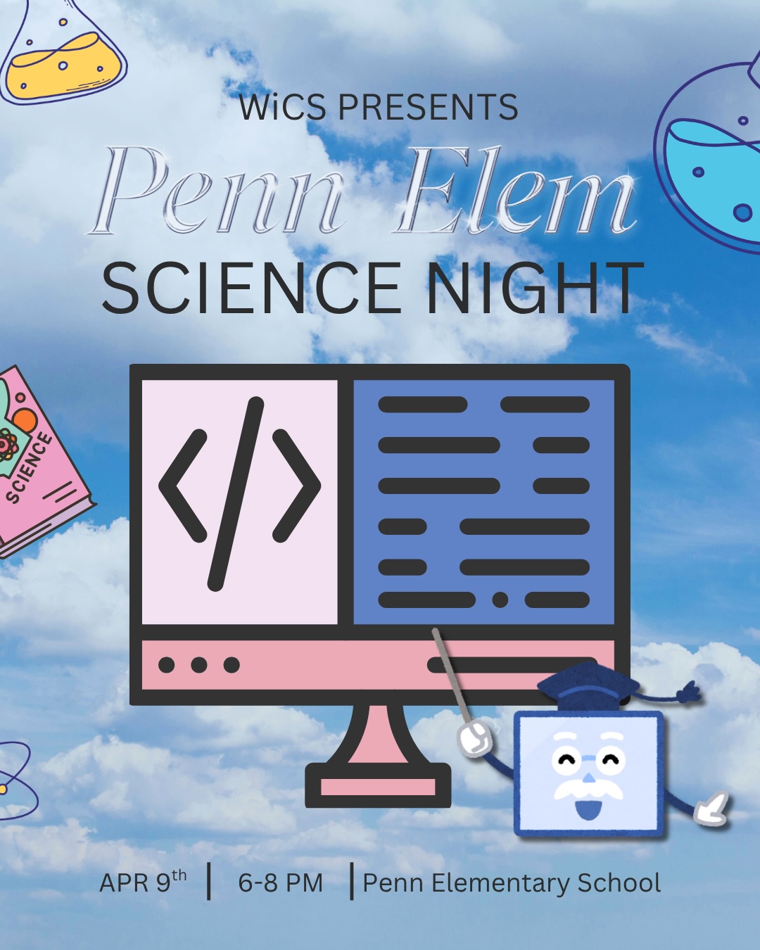 Penn Elementary Science Night - April 9th - 6:00-8:00 @ Penn Elementary