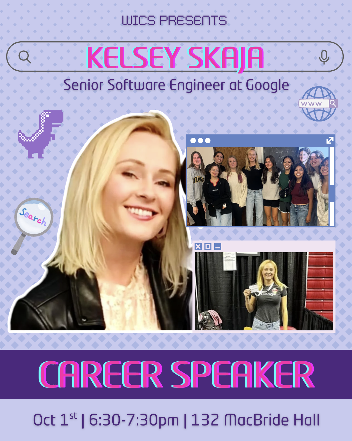Career Speaker: Kelsey Skaja - October 1st - 6:30-7:30 @ 132 MH