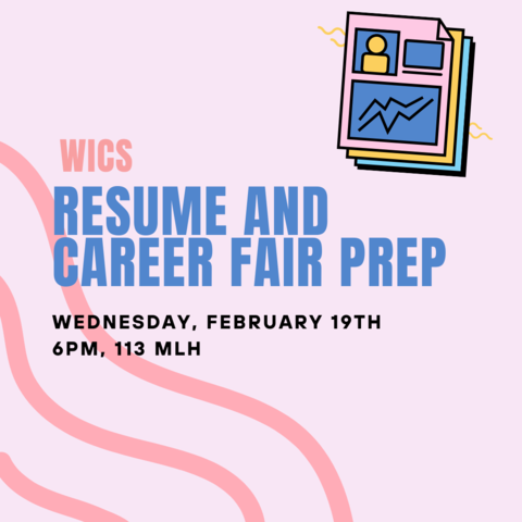 WiCS resume/career fair prep